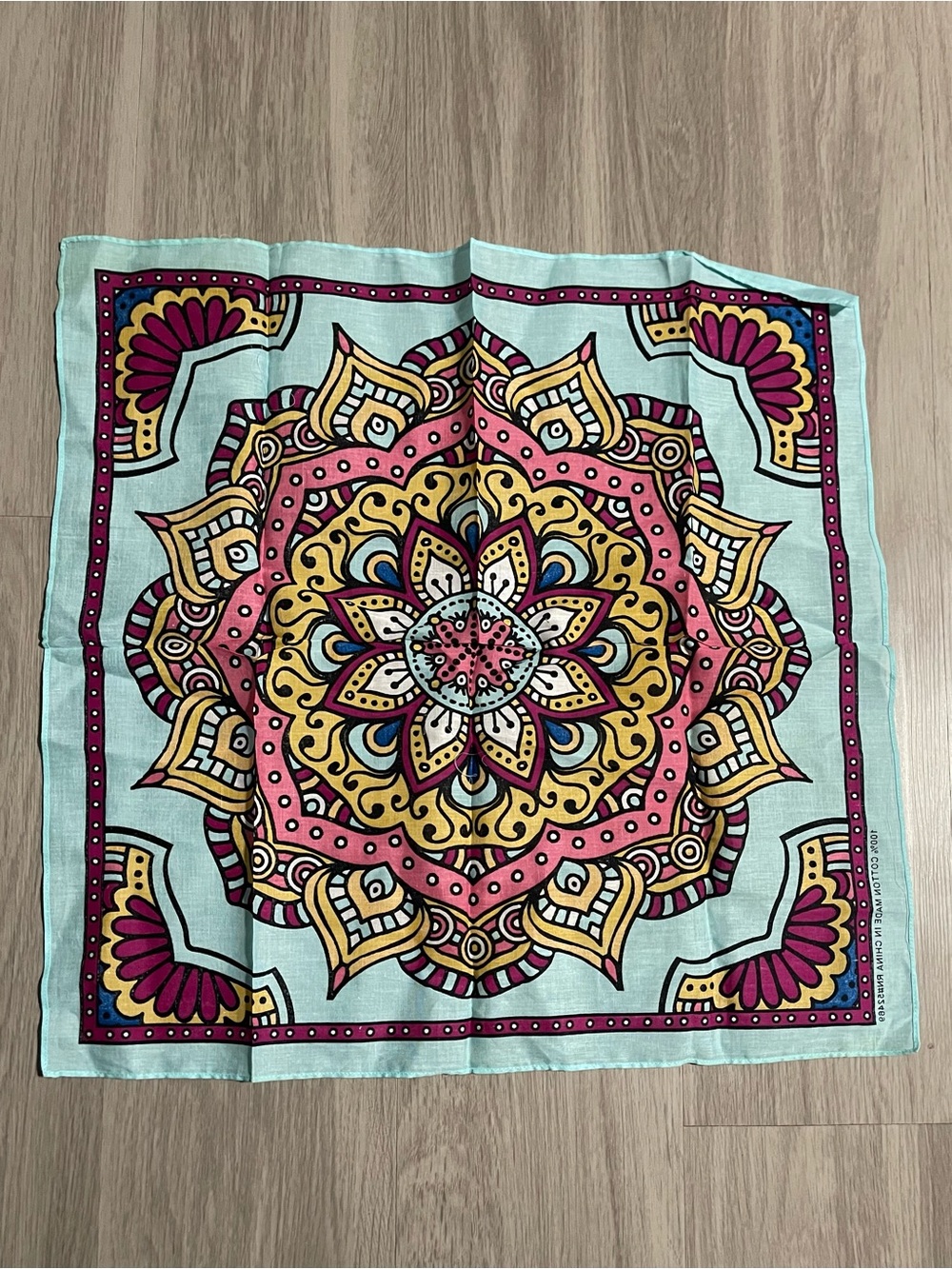 Colorful Mandala Scarf - Picture 4 of 4